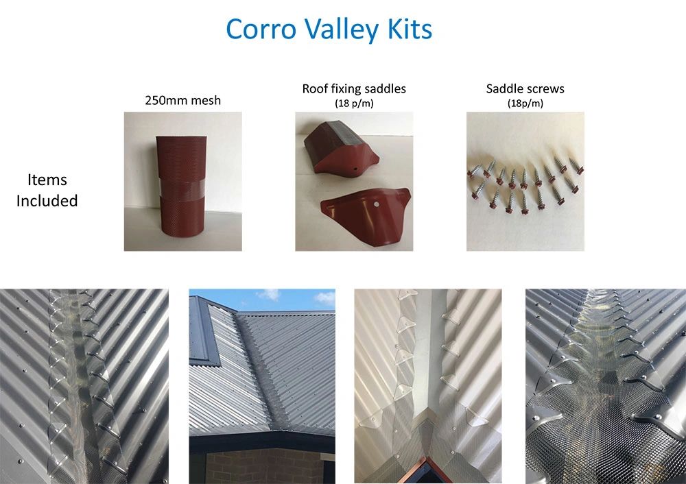 Aluminium Valley Mesh Corrugated Roof DIY Kit